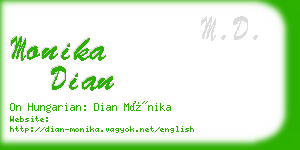 monika dian business card